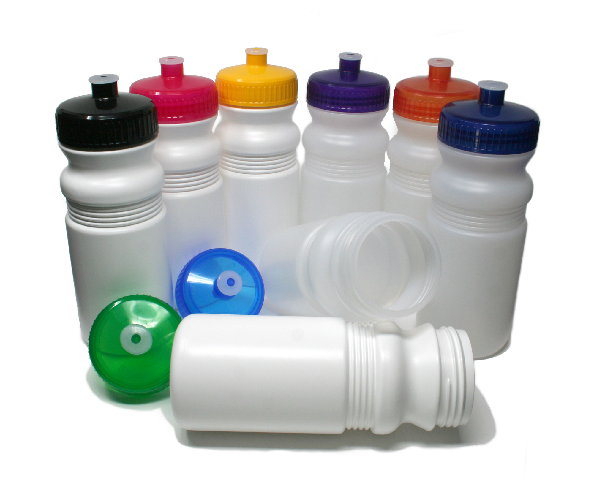 Rolling Sands BPA Free 20 Ounce Water Bottles Made in USA 8 Pack